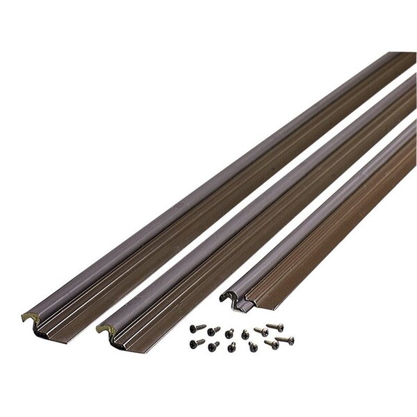 Tower Sealants M-D Building Products Bronze Foam/Vinyl Top & Sides Door Seal For Door Jambs 36 and 84 in. L X 0.63 - 87783
