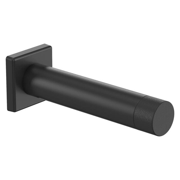 National Hardware National Hardware Reed 1 in. W X 3 in. L Aluminum Matte Black Door Stop Mounts to wall Carded in. - N830-526