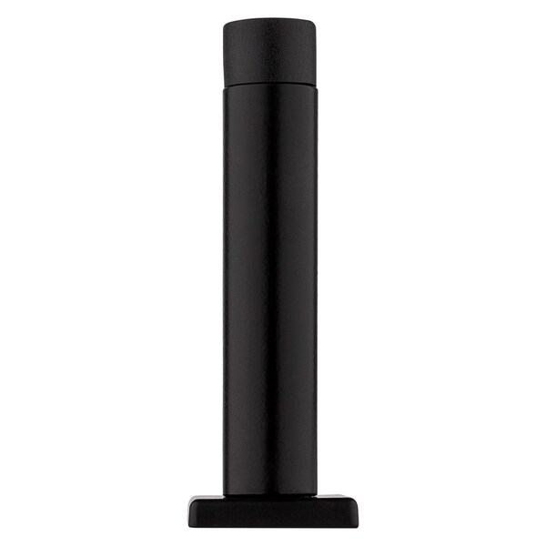 National Hardware National Hardware Reed 1 in. W X 3 in. L Aluminum Matte Black Door Stop Mounts to wall Carded in. - N830-526