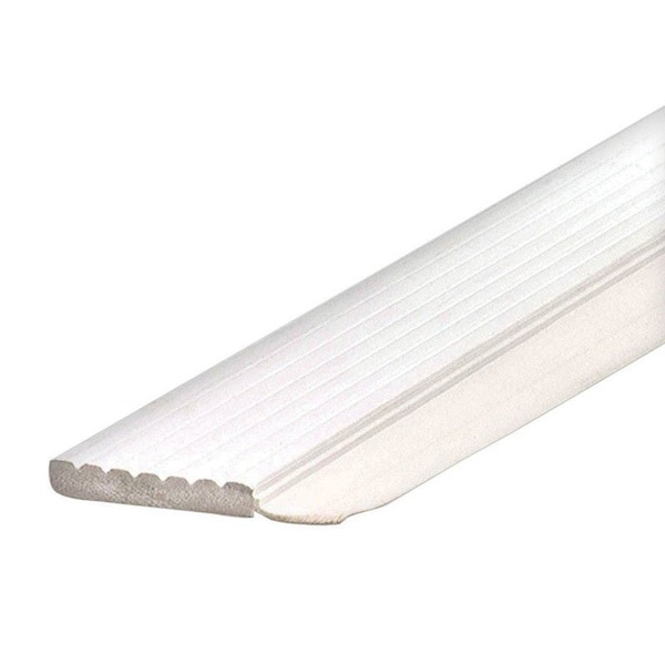 Tower Sealants M-D Building Products White Vinyl Top & Sides Door Seal For Garage Doors 84 in. L X 0.38 in. - 87684