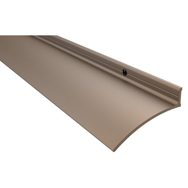 Pemko 346D40 40" Door Top Weatherstrip Dark Bronze Anodized Aluminum - 346D40