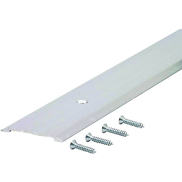 M-D Building Products Saddle Threshold, 36 in L, 134 in W, Aluminum - 11056