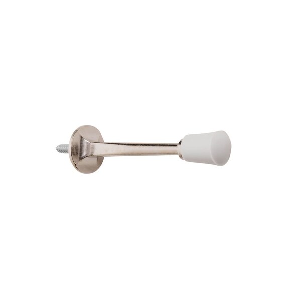 Pamex 3-1/8in Cast Door Stop Satin Nickel Finish - DD0220SN