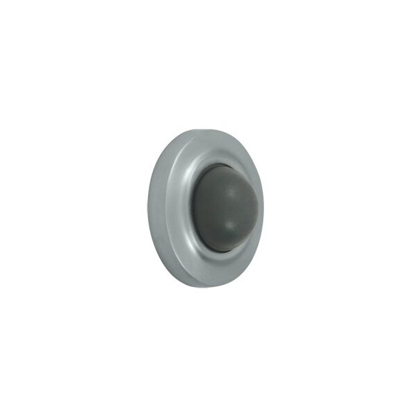 Deltana WBC238U26D Convex Flush Bumper Door Stop Brushed Chrome, 10PK - WBC238U26D-XCP10