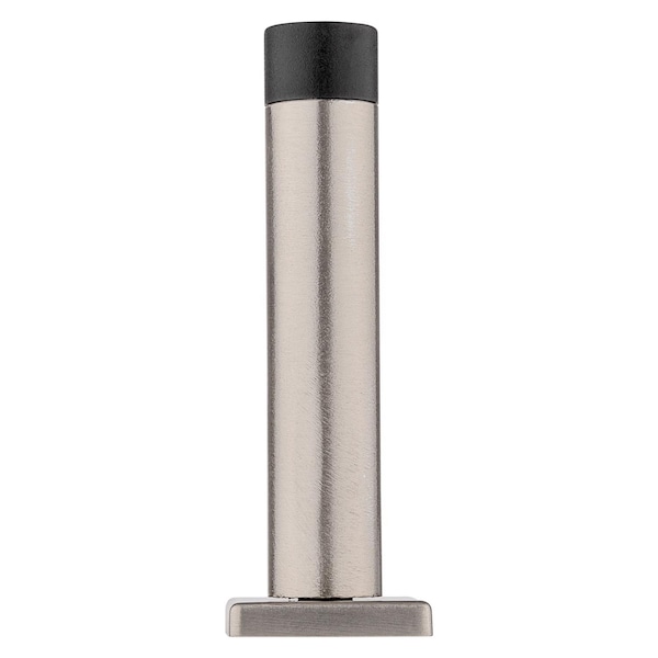 National Hardware National Hardware Reed 1 in. W X 3 in. L Aluminum Satin Nickel Door Stop Mounts to door and wall - N830-527