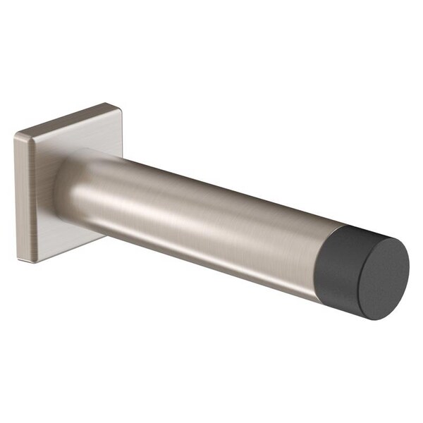 National Hardware National Hardware Reed 1 in. W X 3 in. L Aluminum Satin Nickel Door Stop Mounts to door and wall - N830-527