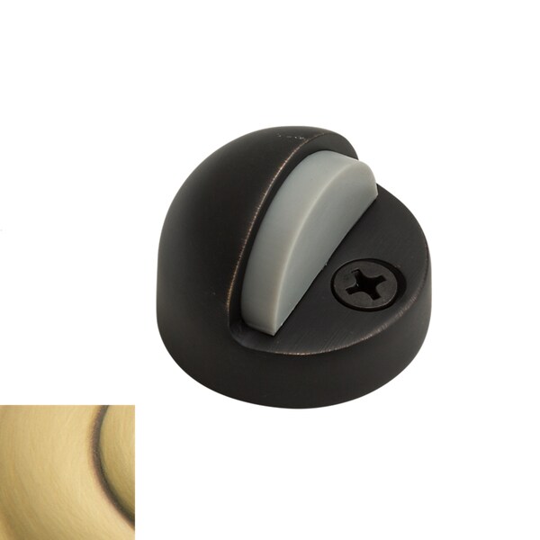 Baldwin Estate Satin Brass with Brown Door Stop - 4010.060