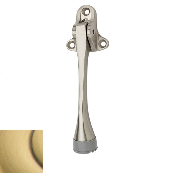 Baldwin Estate Satin Brass with Brown Door Stop - 4105.060