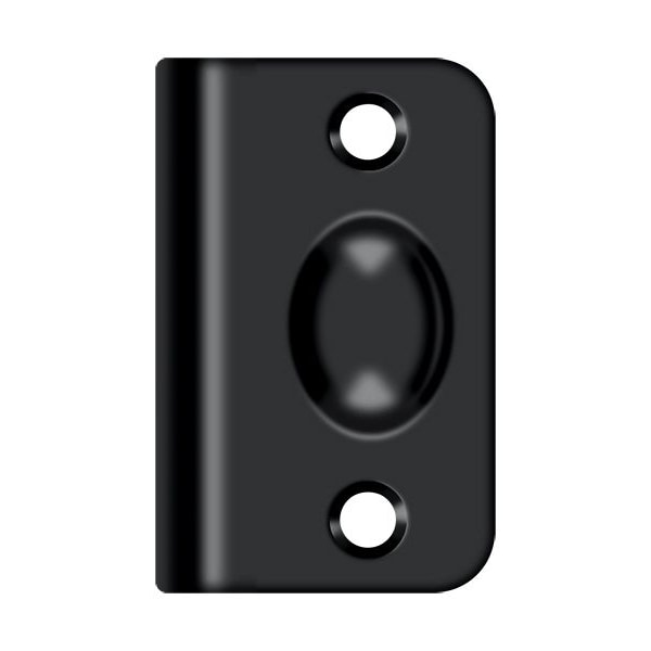 Deltana Strike Plate For Ball Catch And Roller Catch Black - SPB349U19