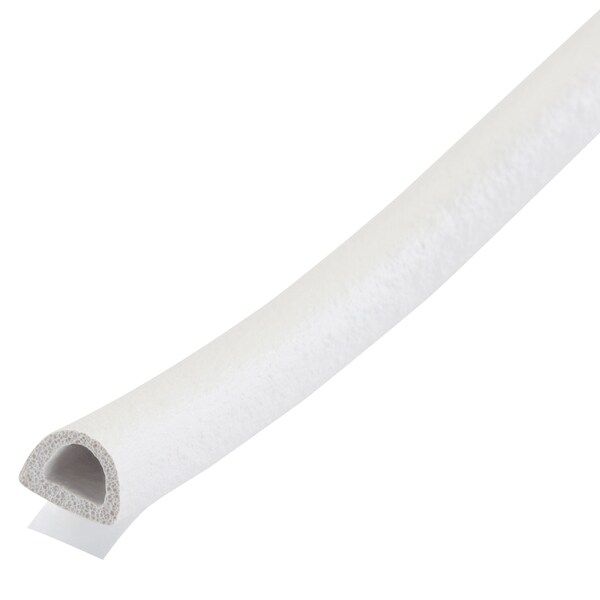 M-D Building Products 1/4 in. x 5/16 in. x 17 ft. White Premium Thermoplastic Rubber PLATINUM Window Seal for Medium Gaps - 05684