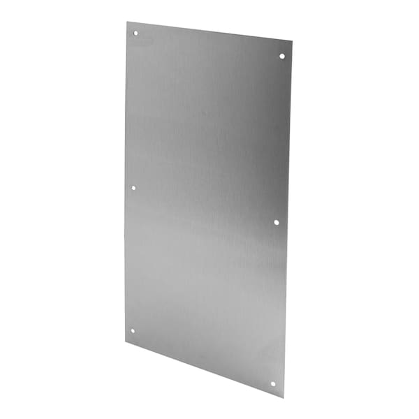 Prime-Line Push Plate, 8 x 16 in., 630 Stainless Steel Single Pack - J 4636