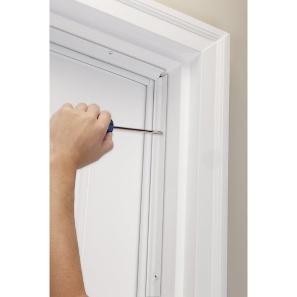Tower Sealants M-D Building Products White Aluminum/Vinyl Top & Sides Door Seal For Door Jambs 84 in. L X 0.63 in. - 91850