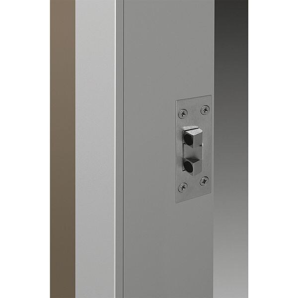 Mckinney Door Stop, Wall Mount, Satin Chrome - DS-6-26D
