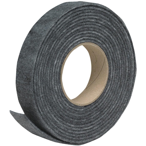 All-Source Gray 1-1/4 In. x 3/16 In. x 17 Ft. Felt Weatherstrip - S214/17HDI