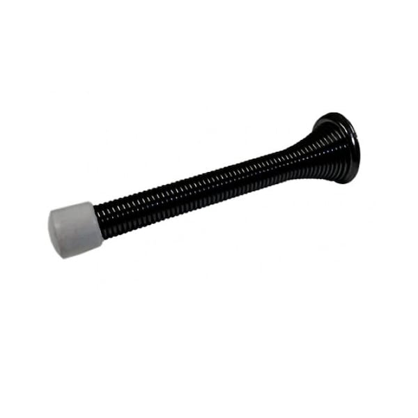 Cal-Royal 3-1/8 Heavy Duty Flexible Door Stop Screw and Metal Base, US1 Black - HDFS3-1