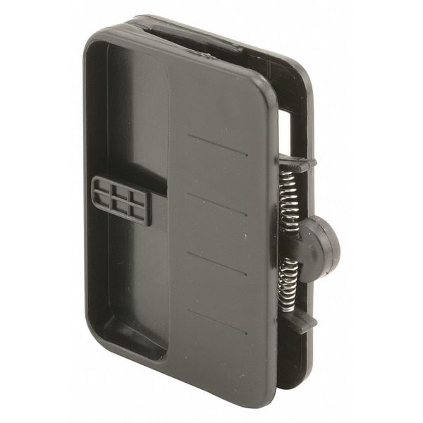Prime-Line Sliding Screen Door Handle and Internal Latch, Black Plastic (1 Set) - A 147