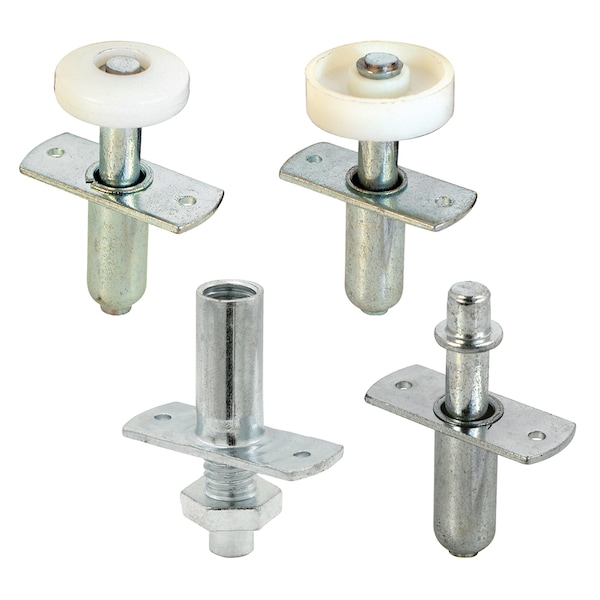 Prime-Line Bi-Fold Door Hardware Repair Kit, Includes 2 Plastic Roller Top Guides - N 7535