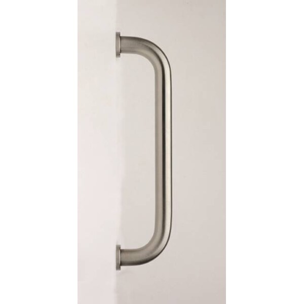 Omnia Round Door Pull Satin Stainless Steel 12" Center to Center - 4010/400.32D