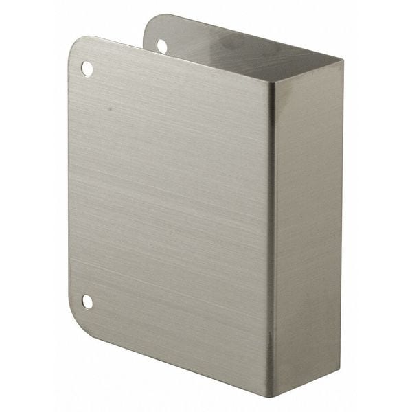 Defender Security Door Repair Cover, Stainless Steel, Silver - U 9492
