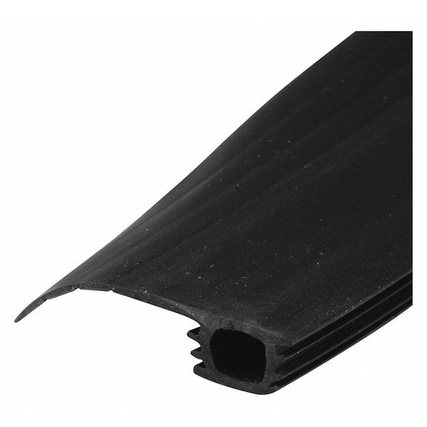 Prime-Line 7/8 in. to 1-1/2 in. x 7 ft. Black Vinyl Sliding Screen Door Weatherstrip (Single Pack) - B 716
