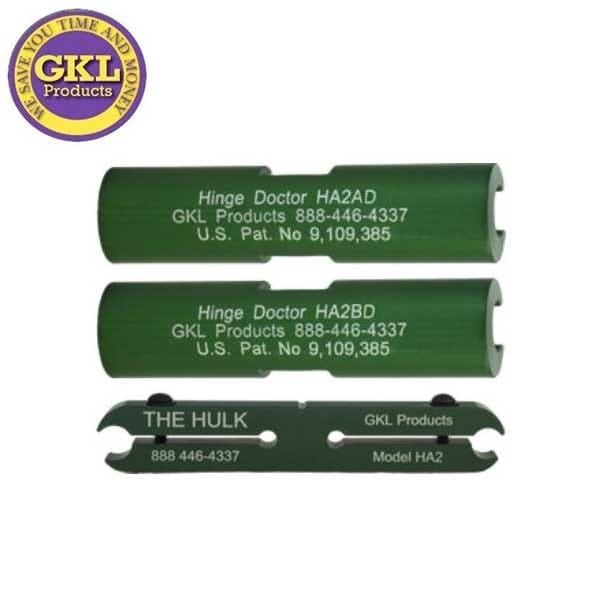 Gkl Kits includes HA2, HA2AD, HA2BD IncludesHA2 hulk for residential Hinges and timely door frames - GKL-HA2X3D