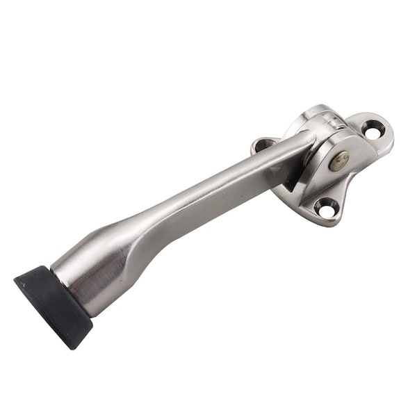 Richelieu 5 in 127 mm FlipDown Door Stop, Antique Nickel - 68ANV