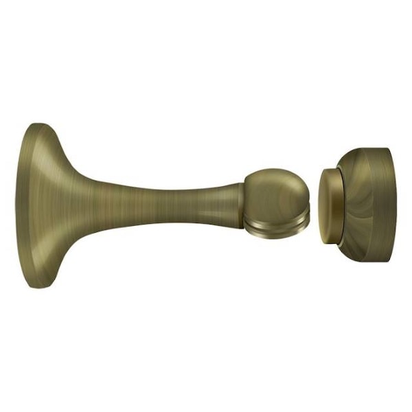 Deltana Magnetic Door Holder 3" Antique Brass - MDH30U5
