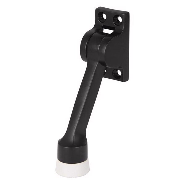 Brinks Commercial Brinks Commercial Steel Matte Brass/Black Kick-Down Door Holder Mounts to door 1 in. - BC41020