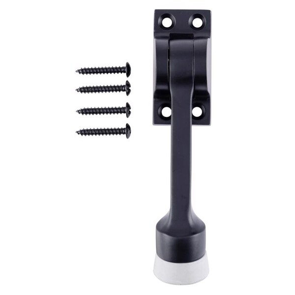 Brinks Commercial Brinks Commercial Steel Matte Brass/Black Kick-Down Door Holder Mounts to door 1 in. - BC41020
