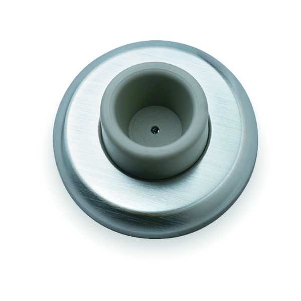 Rockwood Concave Door Stop, Cast Brass, Gray - 403.26D