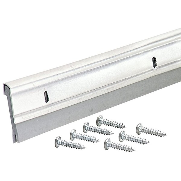 M-D Building Products 0 Door Sweep, 36 in L, Aluminum Flange, Vinyl Insert - 5629