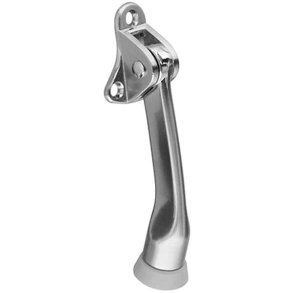 Greengrass N335-885 4 in. Kick Down Door Stop; Satin Nickel - GR136095