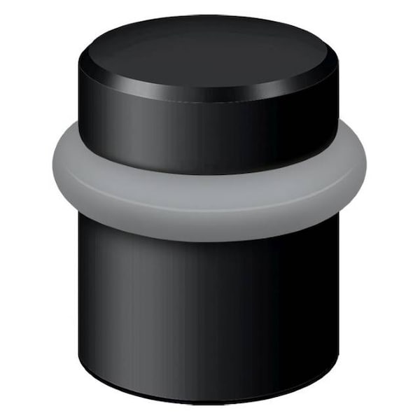 Deltana Round Universal Floor Bumper 1-1/2" Black - UFB4505U19