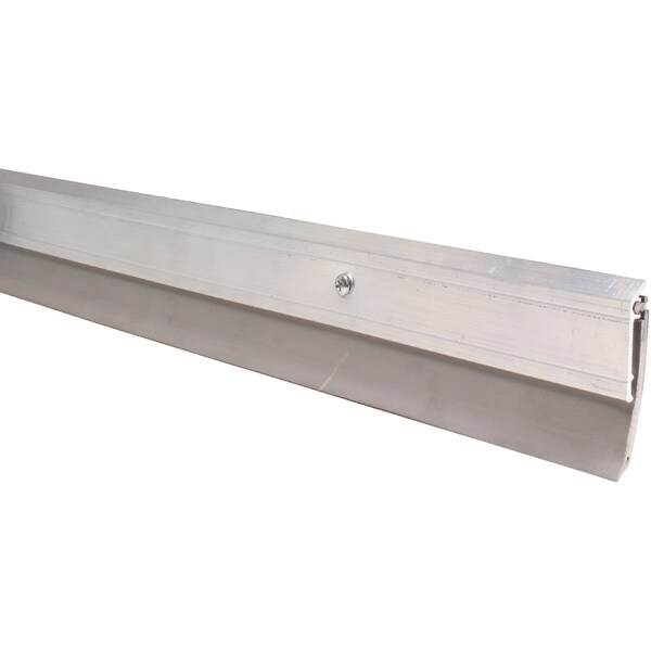 M-D Building Products 2 In. W. x 48 In. L. Silver Heavy-Duty Aluminum And Vinyl Door Sweep - 05413
