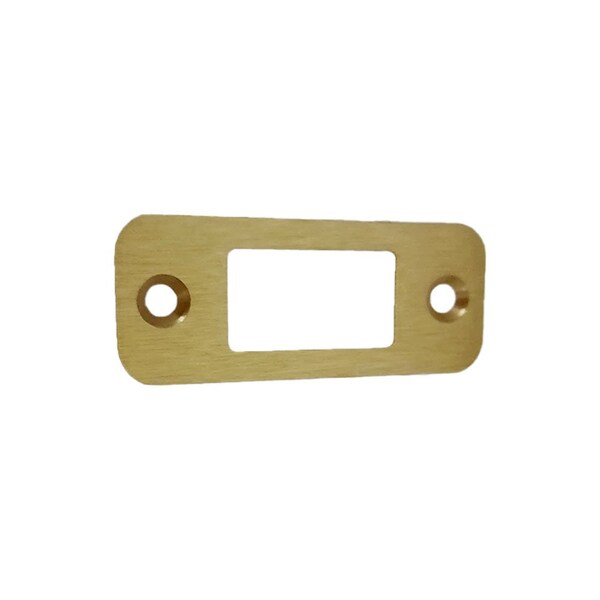 Emtek Emtek 83224US4 Radius Deadbolt Strike French Satin Brass Finish - 83224US4