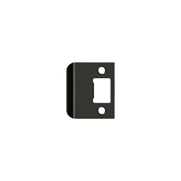 Deltana Extended Lip Strike Plate, 2" Overall Oil Rubbed Bronze - SPE200U10B