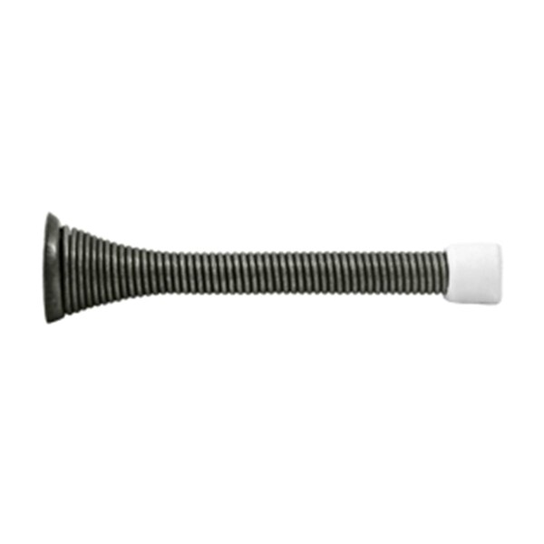 Patioplus 3.75 in. Heavy Duty Baseboard Door Bumper, Antique Nickel - Steel - PA569672