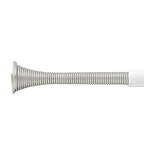 Patioplus 3.75 in. Heavy Duty Baseboard Door Bumper; Satin Nickel - Steel - PA560853