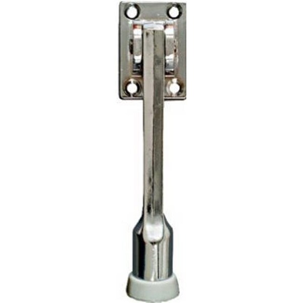 Greengrass N184-234 5 in. Kick Down Door Stop; Chrome - GR577774