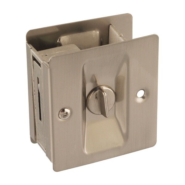 National Hardware National Hardware Satin Nickel Silver Brass Pocket Door Latch 1 pk - N326-272