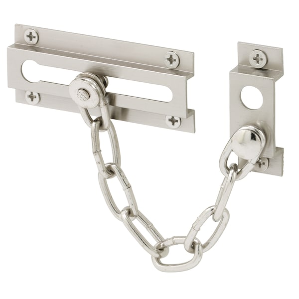 Prime-Line Satin Nickel, Chain Door Guard - U 10304