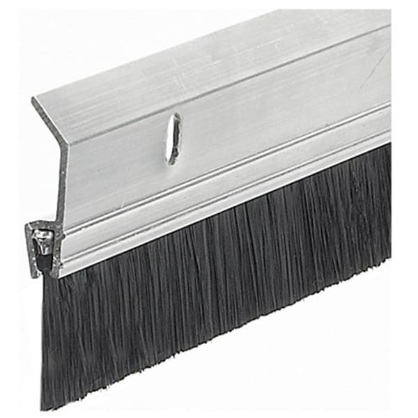 Thermwell Products Thermwell SB36H Heavy Duty Brush Door Sweep; Aluminum - 2 x 36 in. - 176741
