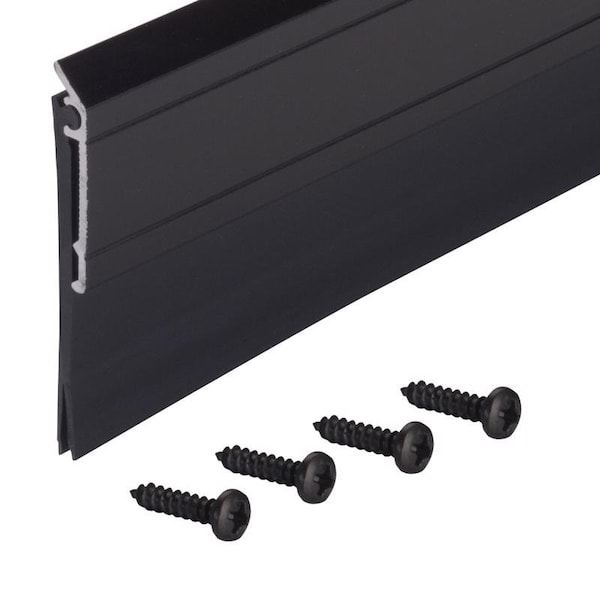 M-D Building Products M-D Building Products Black Aluminum/Vinyl Sweep For Doors 36 in. L X 2.13 in. - 11820
