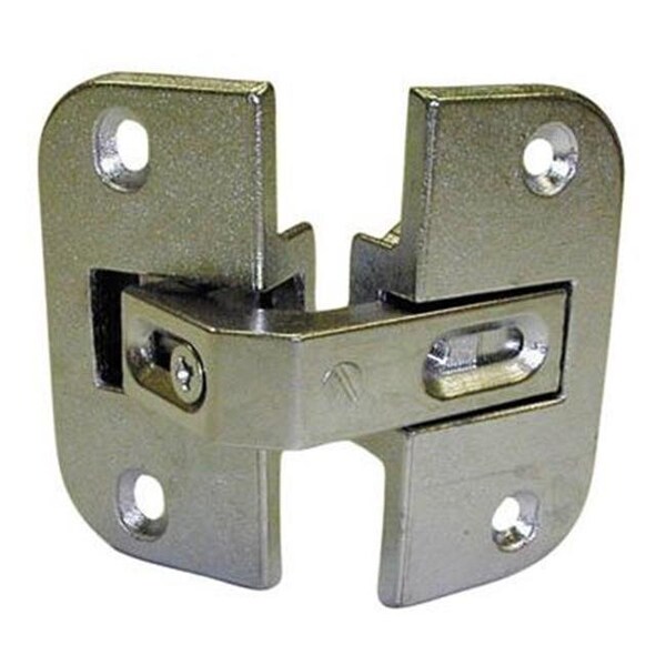 Hafele Hafele H343.90.710 Pie-Cut Corner Hinge Free Swing; Nickel - H343.90.710