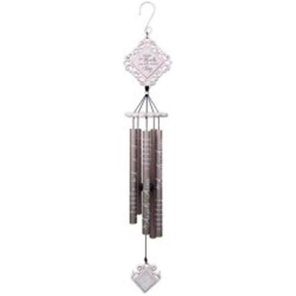Marson Carson 62736 35 in. In Angels Arms Vintage White Chime - 62736