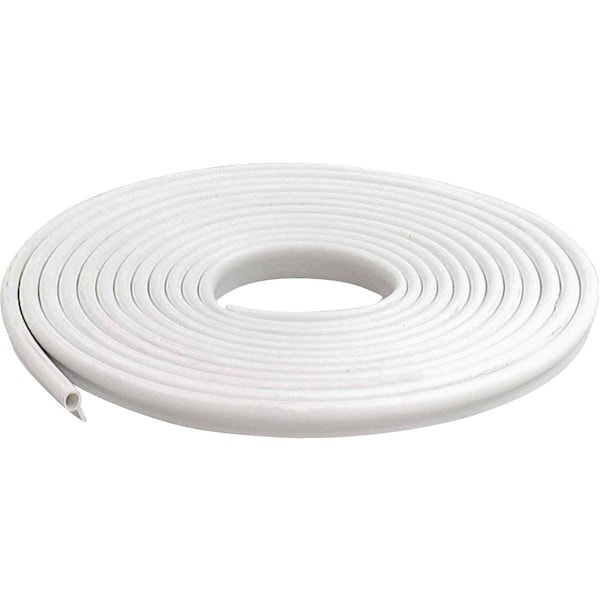 M-D Building Products 1/2 In. x 17 Ft. Rigid White Door Jamb Weatherstrip - 78394