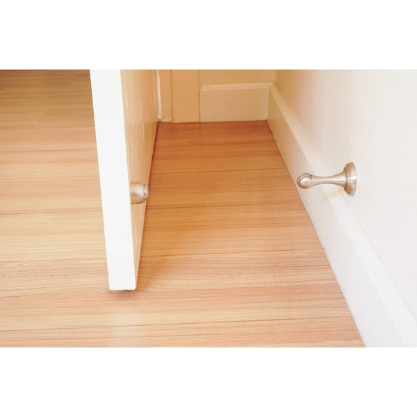 Richelieu 3inch 76 mm Magnetic Door Stop, Chrome - 67CR