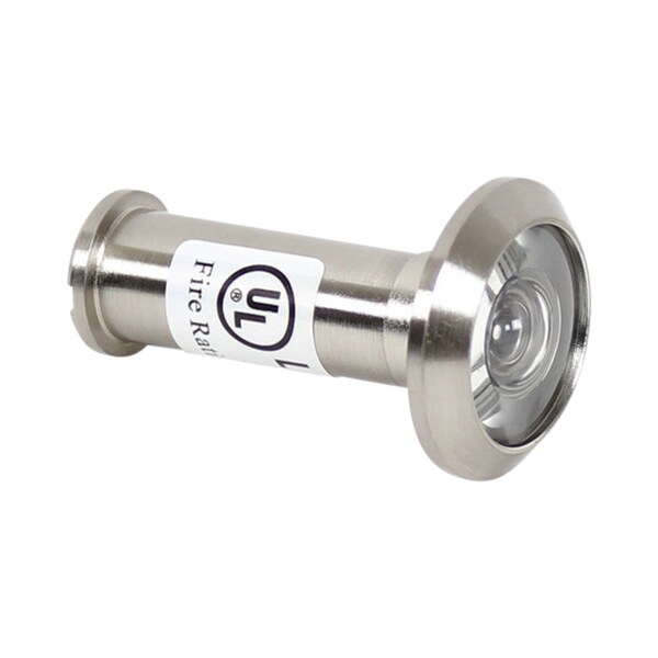 Pamex 180 Degree UL Door Viewer with 9/16" Bore for 1-3/8" to 2-1/4" Door Satin Nickel Finish - DD01180ULSN