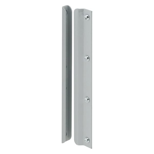 Primeline Tools Latch Shield, 12 in., Steel, Gray, In-Swinging Doors (Single Pack) - MP9513