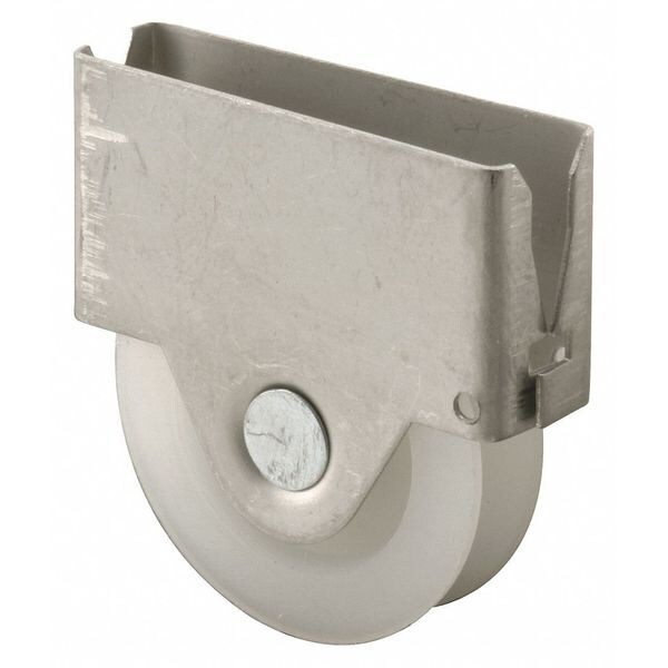 Prime-Line 1 in. Nylon Wheel in Aluminum Housing Sliding Screen Door Roller (2 Pack) - B 652